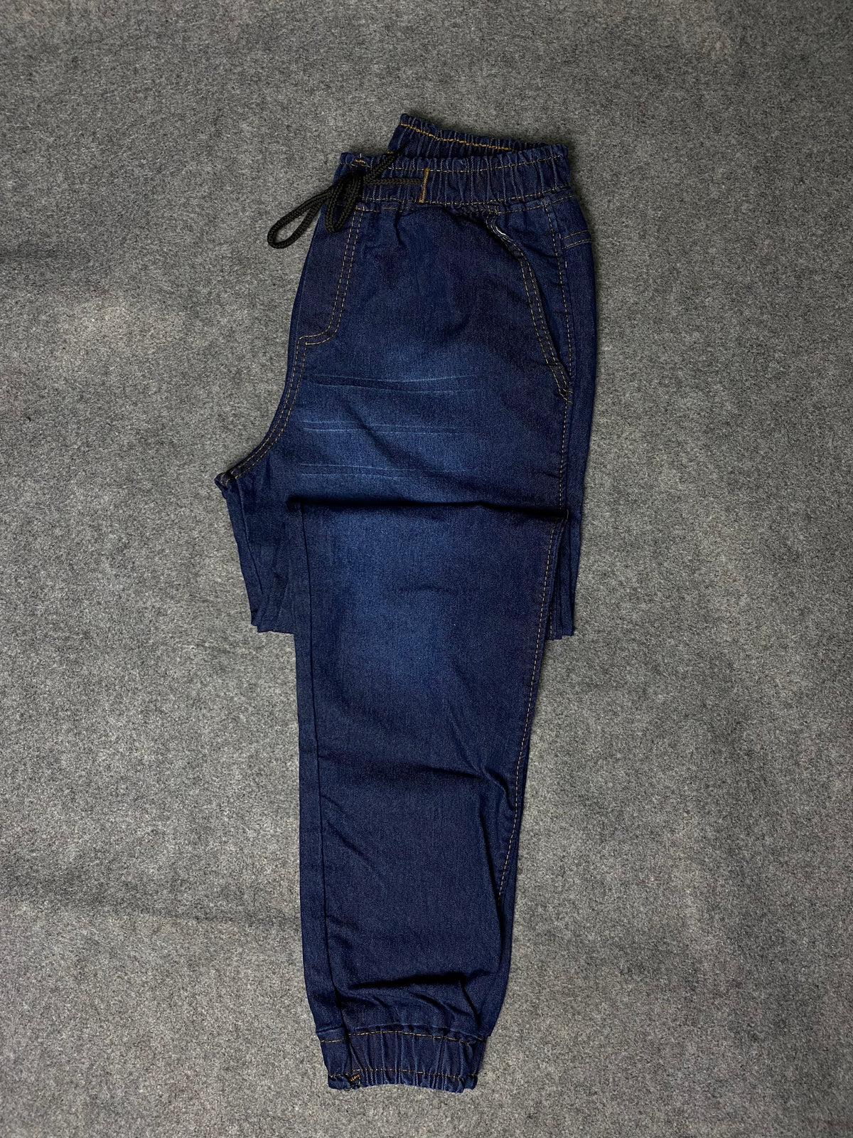 Calça Jogger Jeans Azul Escuro