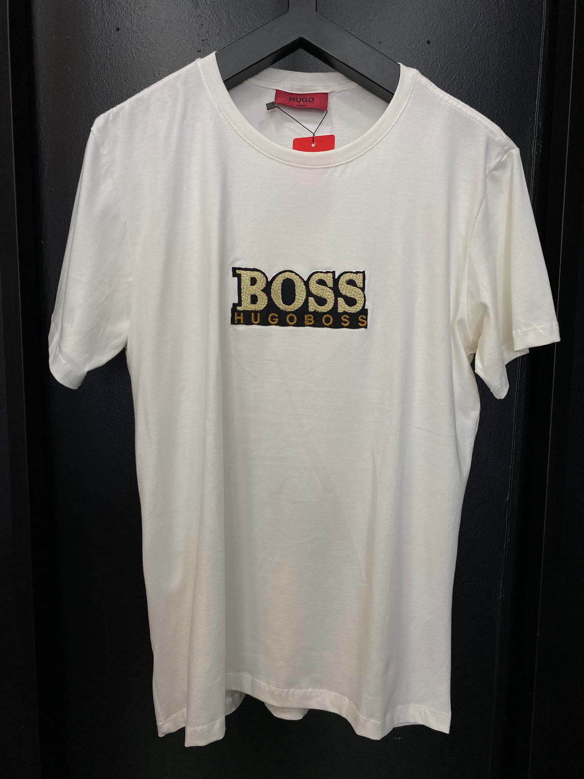 Camisa Peruana Hgo Boss Bloco Dourado Off White
