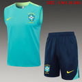 Conjunto Brasil Treino Regata Verde