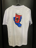 Camiseta Estampa Copo Branca