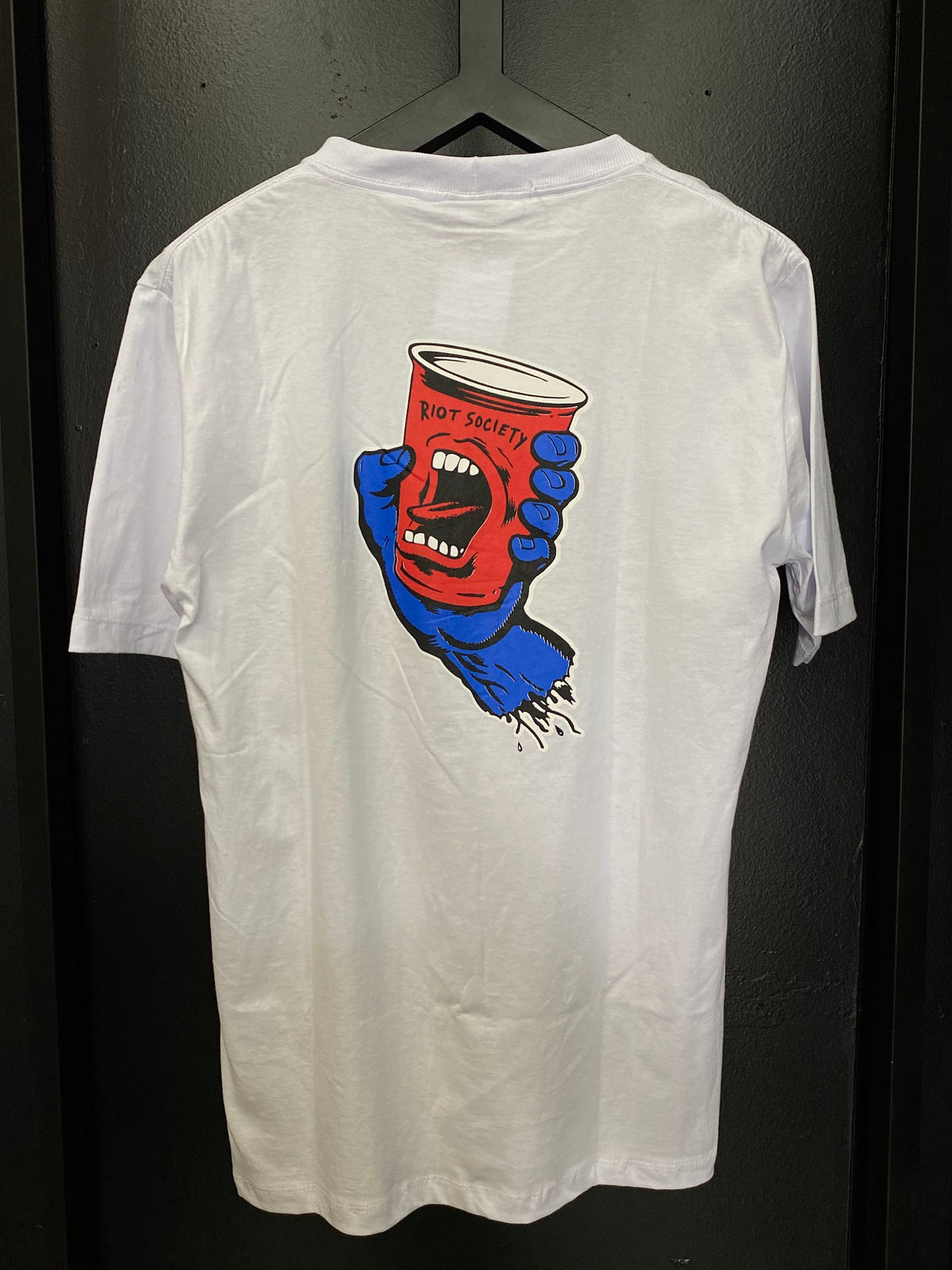 Camiseta Estampa Copo Branca