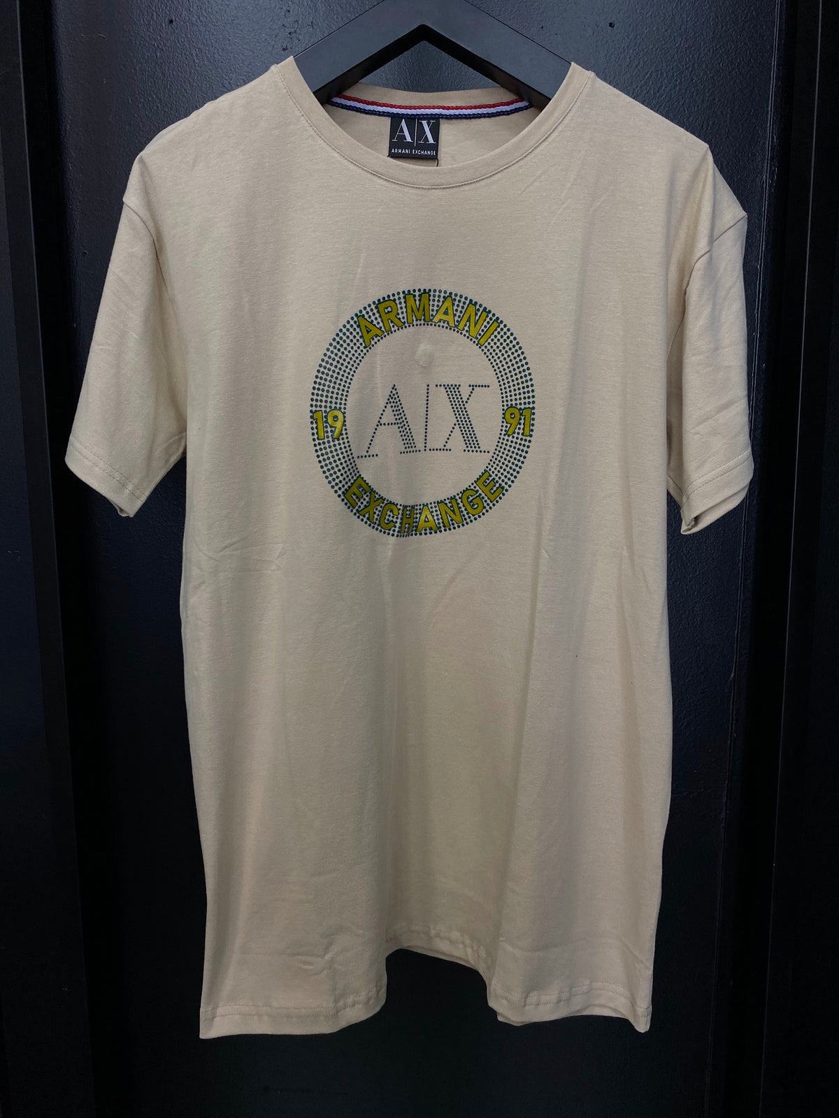 Camisa Peruana Armni Logo Circular Bege