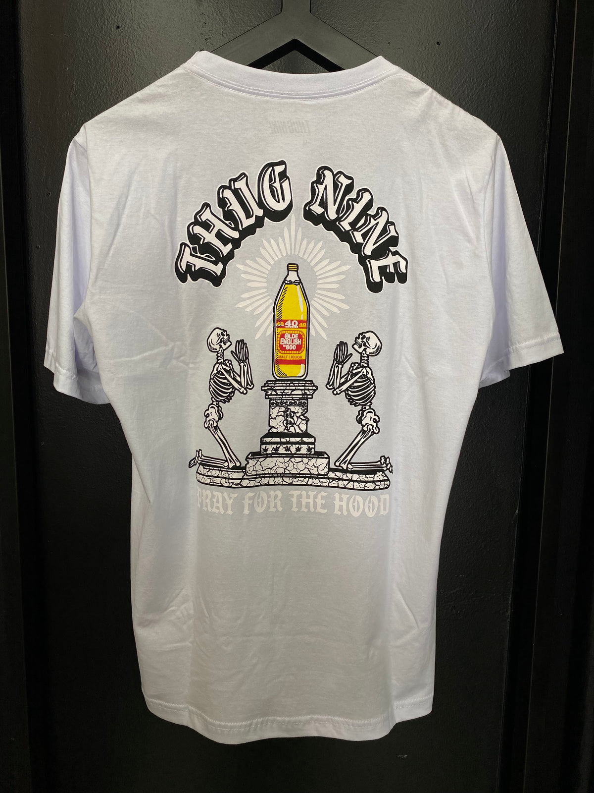 Camiseta Thug Nine Vela Branca