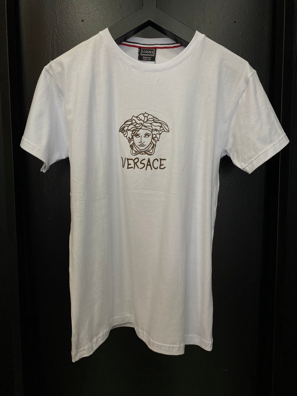 Camisa Peruana Versace Medusa Branca