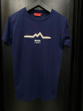 Camisa Peruana Hgo Boss Montanha Azul Marinho