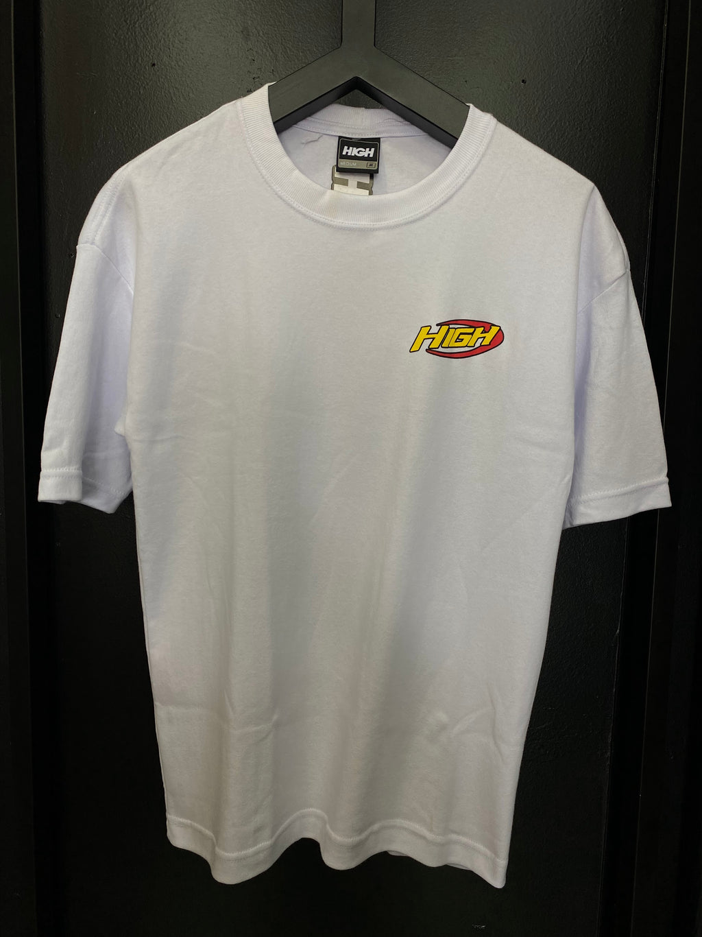 Camiseta High Estampa Colorida Branca