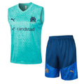 Conjunto Olympique Marseille Treino Regata Verde Água