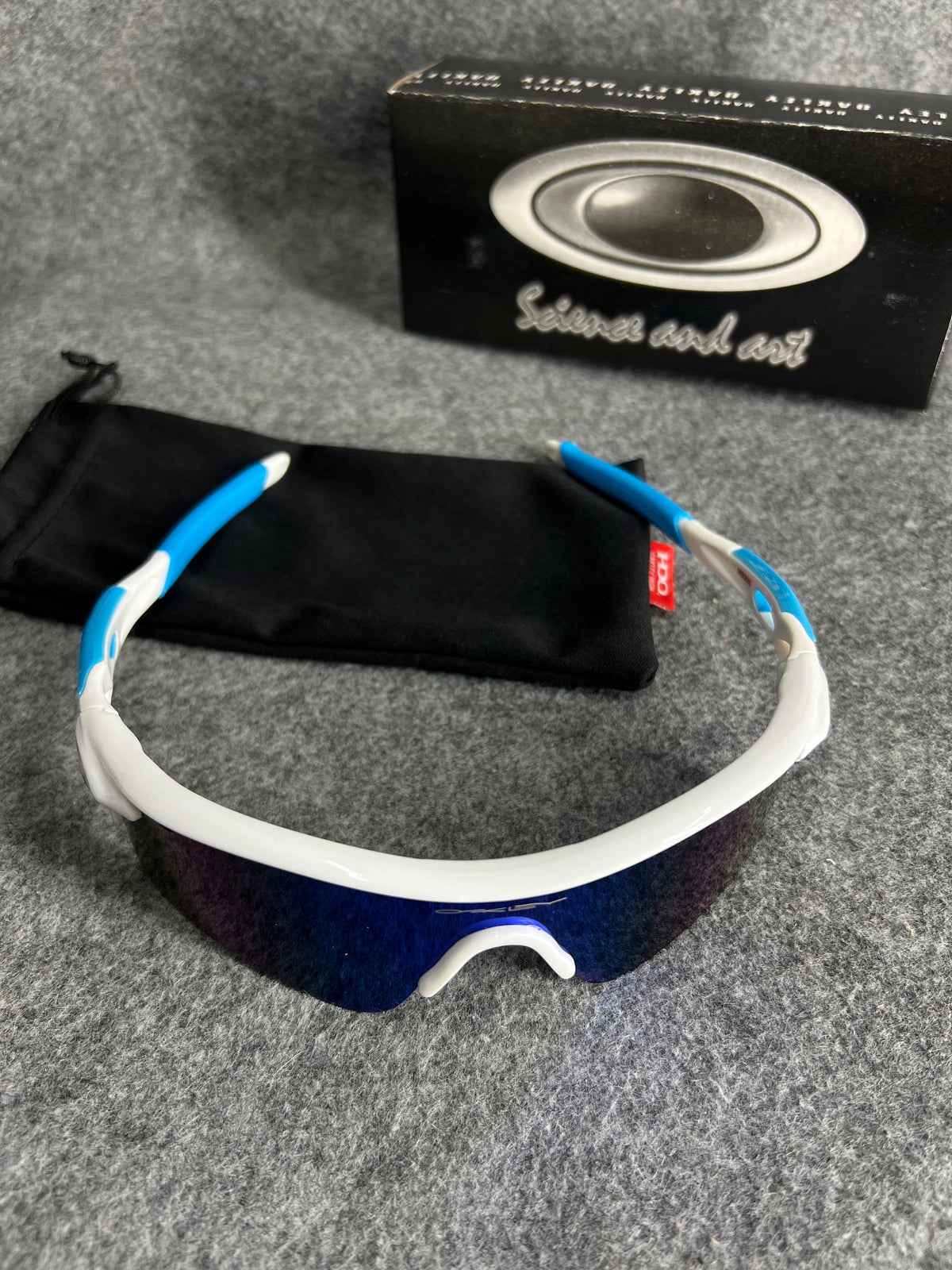 Óculos Oakley Radar Lock Branco Lente Azul