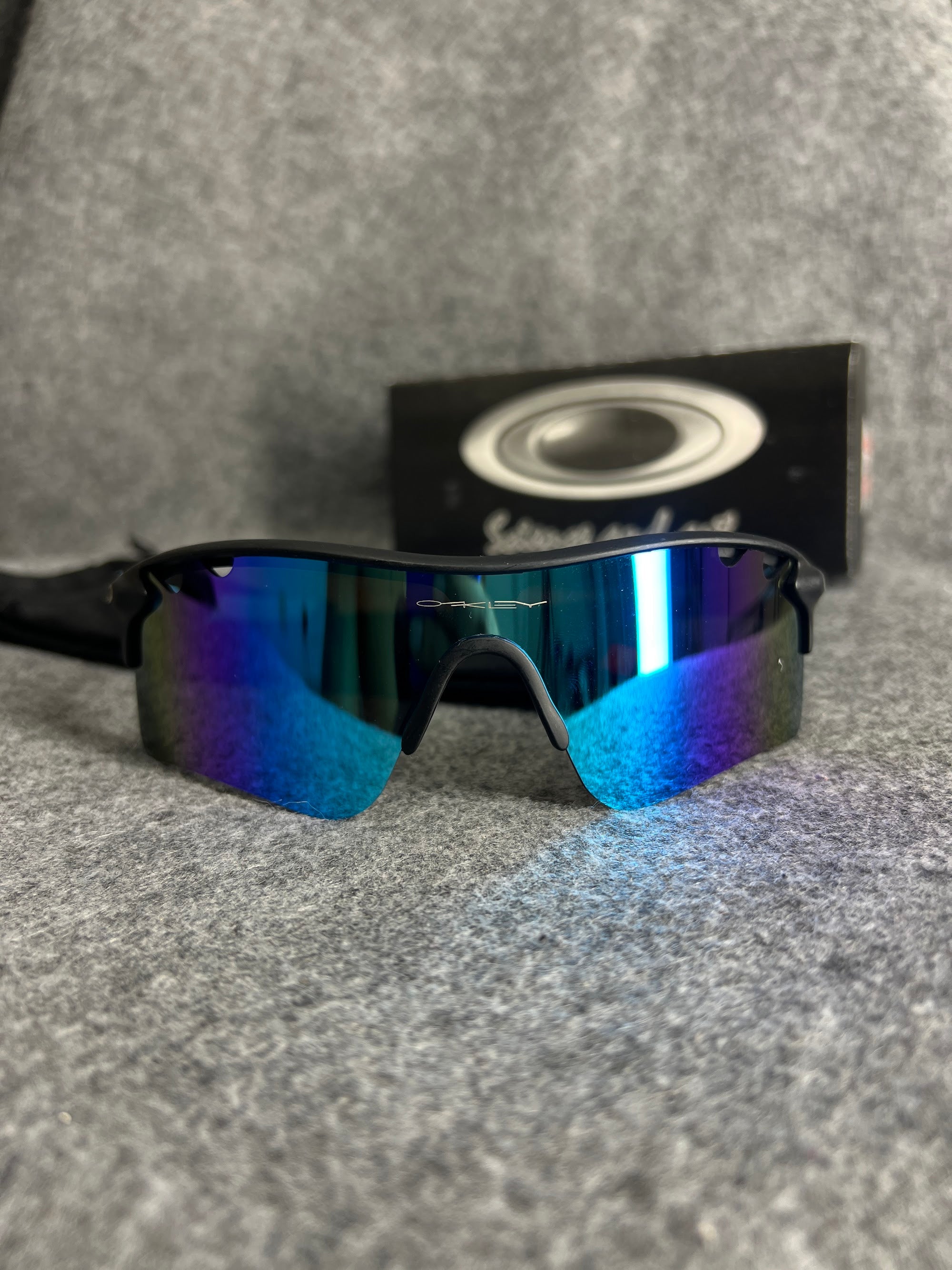 Óculos Oakley Radar Lock Preto Lente Azul