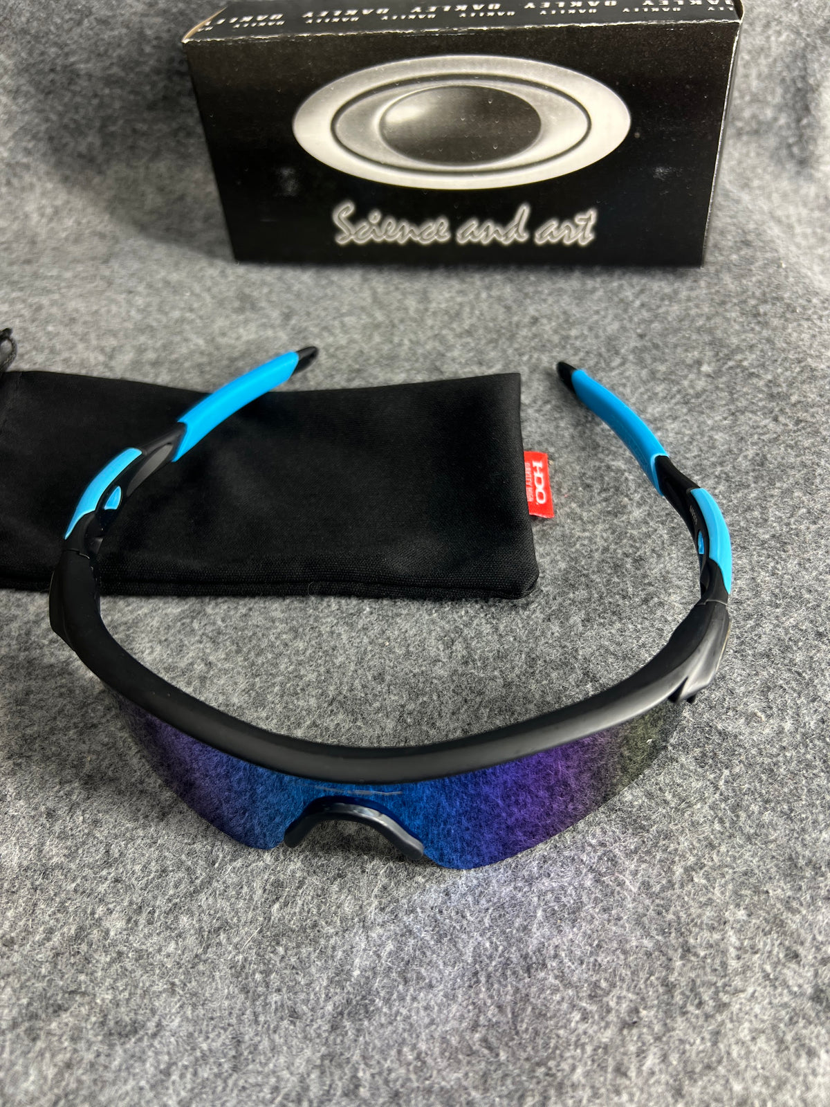 Óculos Oakley Radar Lock Preto Lente Azul