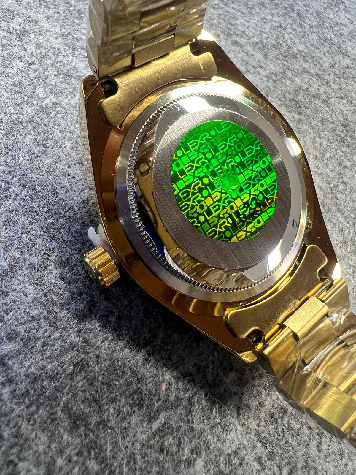 Relógio Rolex Datejust Dourado Mostrador Prata