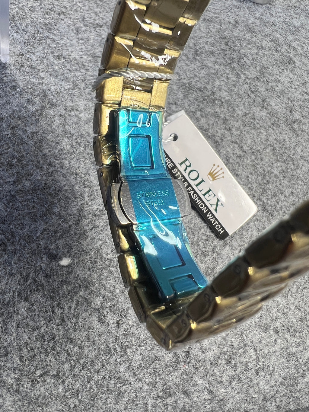 Relógio Rolex Sky-Dweller Dourado Mostrador Preto