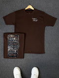 Camiseta Via Cruz Jesus Marrom