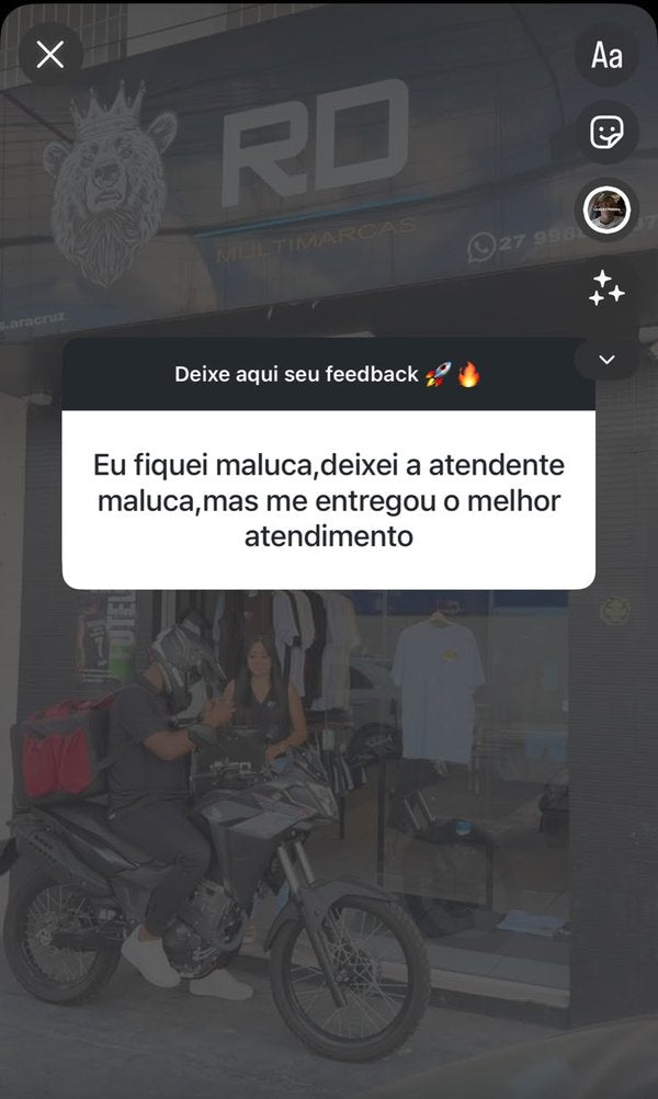 Depoimento de cliente da RD Multimarcas